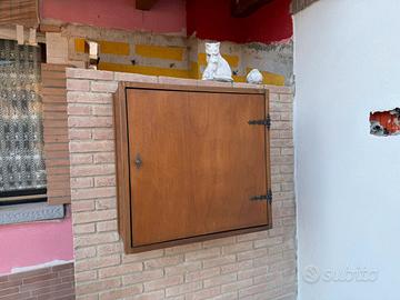 Contenitore in legno nautico