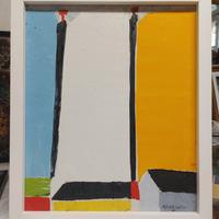 Sante Monachesi "muri ciechi" olio su tela