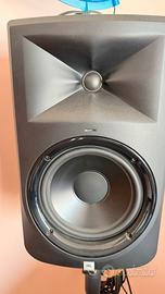 Casse amplificate JBL LSR308 112watt +cavi+support