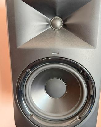 Casse amplificate JBL LSR308 112watt +cavi+support