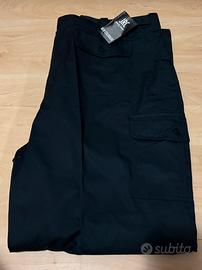 Pantalone cargo blu notte