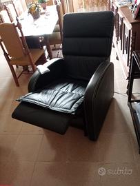 Poltrona Relax Elettrica Reclinabile nera - Nuova