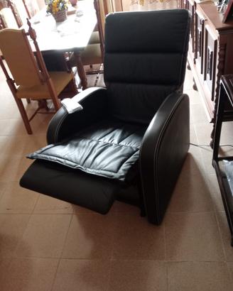 Poltrona Relax Elettrica Reclinabile nera - Nuova