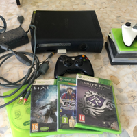 Xbox 360 con giochi, 2 controller