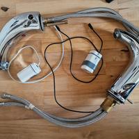 Lotto 2 rubinetti acqua calda e fredda automatici 