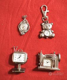 Quattro Mini Orologi da Collezione