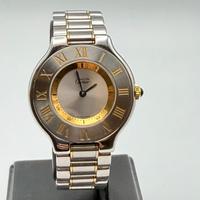 Cartier Must 21 Acciaio Oro Bracciale a Maglie