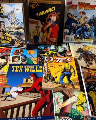 Lotto Tex Willer varie edizioni internazionali