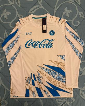 SSC NAPOLI FELPA PRE-MATCH 2025/2026 taglia XL