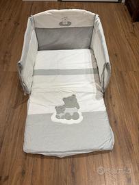 Erbesi set piumone e paracolpi 3 pezzi per lettino