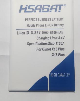 Batteria nuova Cubot x 18 plus