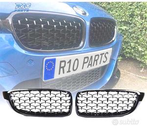 GRIGLIE BMW F32 F33 F36 LOOK M4 NERO DIAMANTE