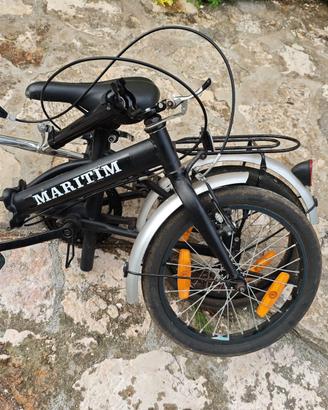 Bicicletta pieghevole Maritim 16” nera