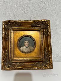 Quadro ritratto di donna 27x27