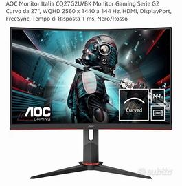 MONITOR AOC  CURVO 27”