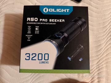Torcia Olight R50 Pro Seeker 3200 Lumen Come Nuova