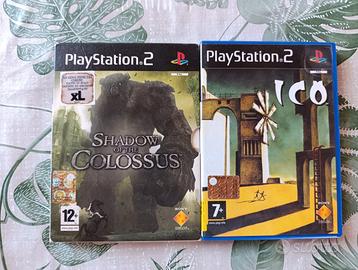 Shadow of the colossus e ICO PS2
