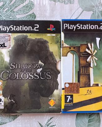 Shadow of the colossus e ICO PS2