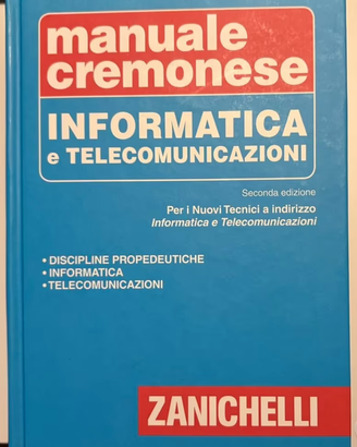 Manuale Cremonese Informatica e Telecomunicazioni