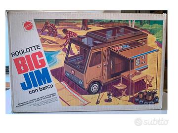 ROULOTTE/Camper di Big Jim con barca – Mattel 1974