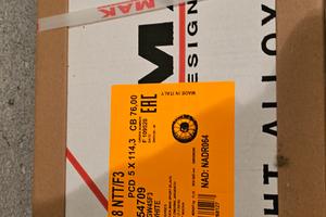 Cerchi MAK NTT da 18