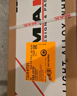 Cerchi MAK NTT da 18