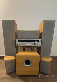 Impianto Jamo + amplificatore JVC