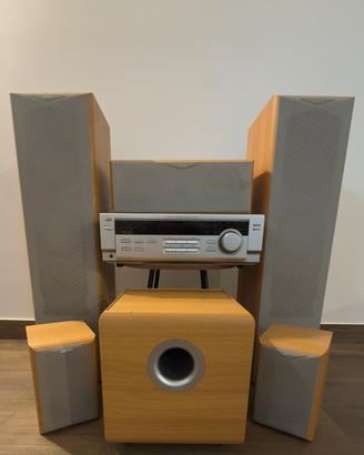 Impianto Jamo + amplificatore JVC