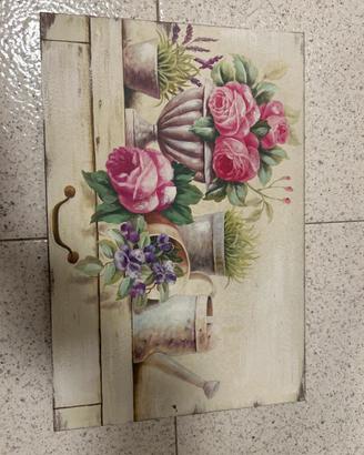 Quadretto dipinto raffigurante fiori per la casa