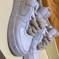 Nike air force con corda beige