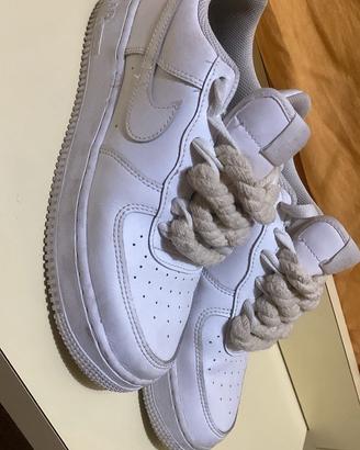 Nike air force con corda beige