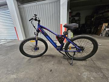 ebike elettrica uomo ARGENTO Performance(MTBkenda)