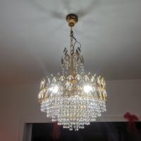 lampadario placcato oro