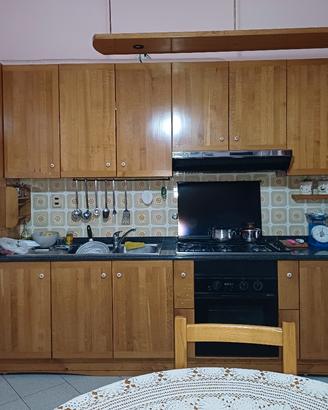 Cucina legno massello rovere completa 