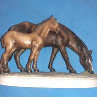 Cavalli porcellana Guido Cacciapuoti. Capodimonte