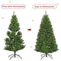 Albero di Natale 180 cm, con luci