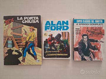 Tex, Alan Ford e altro. Fumetti anni 60-70-80.