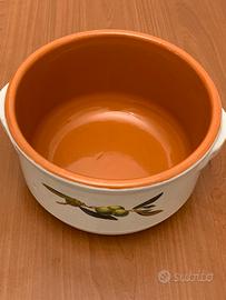 Pentola terracotta nuova olio dante