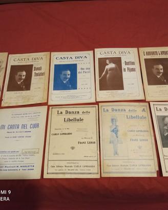 spartiti musicali opere/lirica