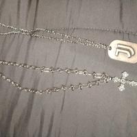 collana originale juventus e collana croce argento