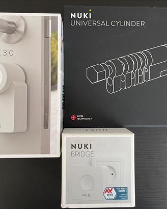 Nuki Smart Lock 3.0 + Bridge + Serratura