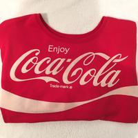 Felpa rossa corta Coca-Cola Tally Weijl taglia M
