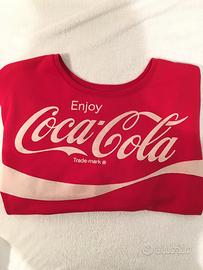 Felpa rossa corta Coca-Cola Tally Weijl taglia M