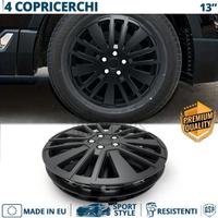 Copricerchi Auto 13 Pollici Coppette Sportive Nere