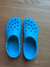 Ciabatte Crocs azzurre.Taglia 42-43