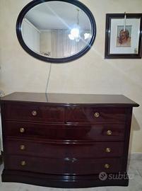 Armadio, cassettiera e due comodini