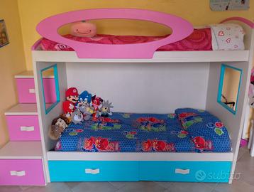 Letto a castello+armadio
