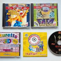 5 Videogiochi CD Rom per PC vintage