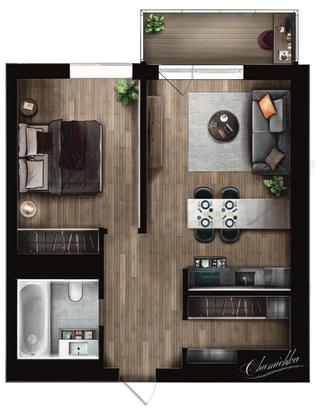 Monolocale luminoso in zona PALESTRO