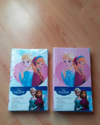 NUOVO Set letto FROZEN (1 piazza) Bambina 